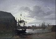Frederiksholms Canal in Copenhagen with Christian IV's Brewery Johan Christian Dahl